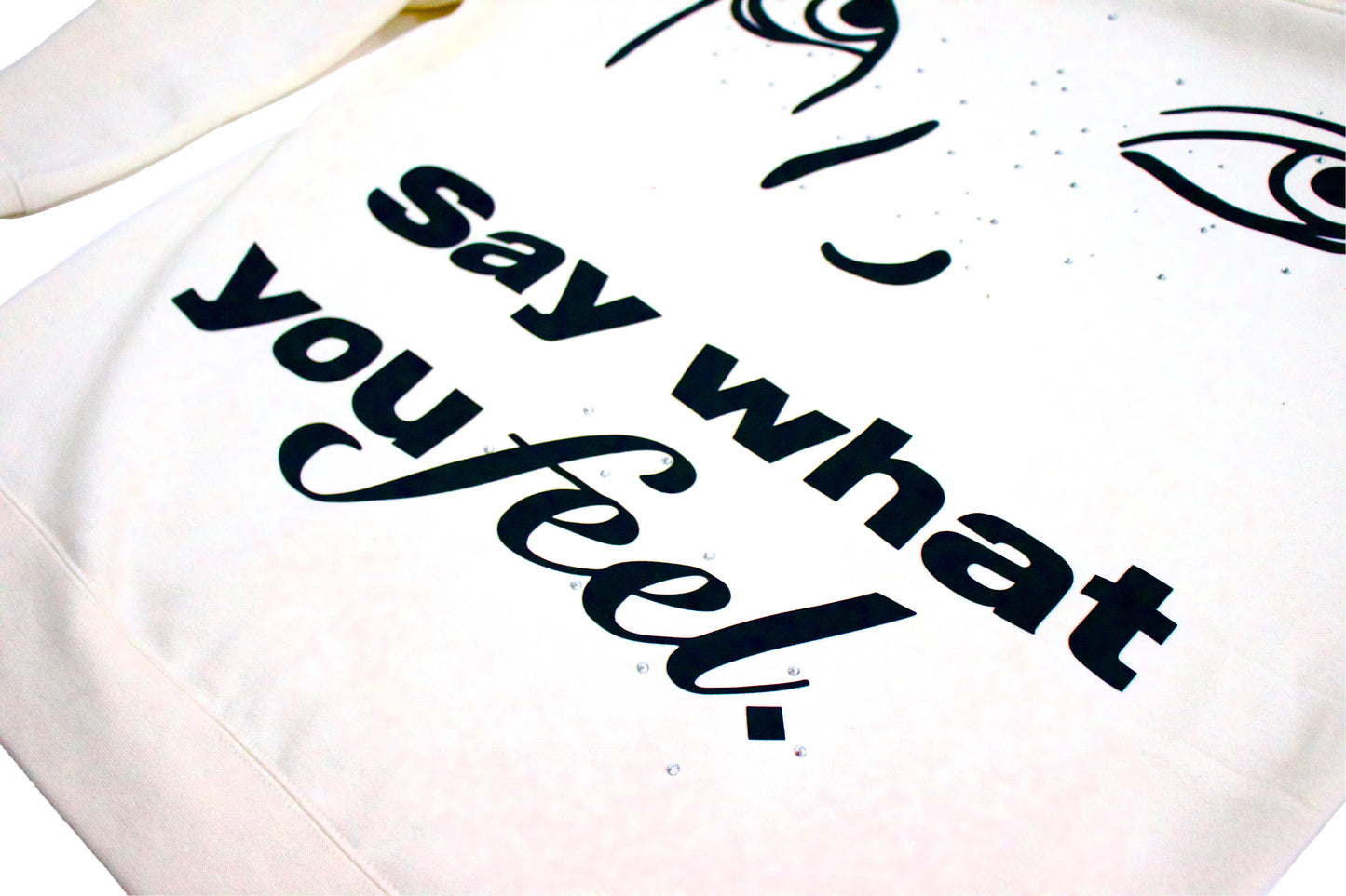 Cream “Say what you feel” Hoodie