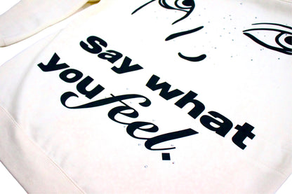 Cream “Say what you feel” Hoodie