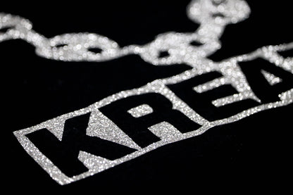 Black Silver Chain tee