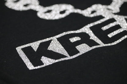 Black Silver Chain Hoodie