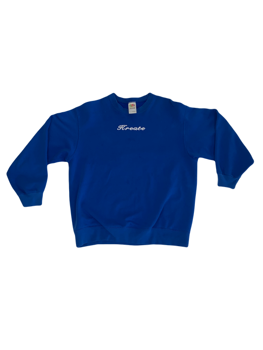 Royal Blue K&D “Widow” Crew Neck